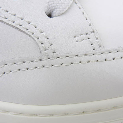 Chanel Unused Coco Mark Embossed Logo Leather Low Cut Sneakers Shoes Women's