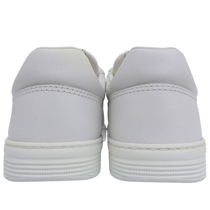 Chanel Unused Coco Mark Embossed Logo Leather Low Cut Sneakers Shoes Women's