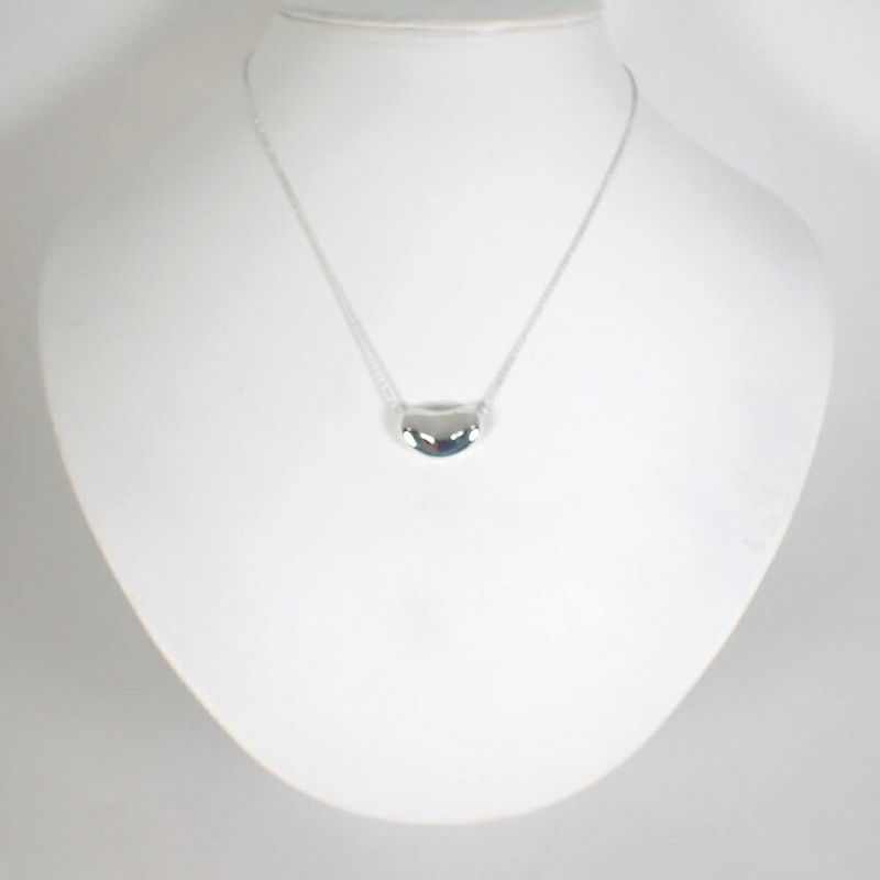 Tiffany & Co 925 Bean Pendant Necklace J118-9