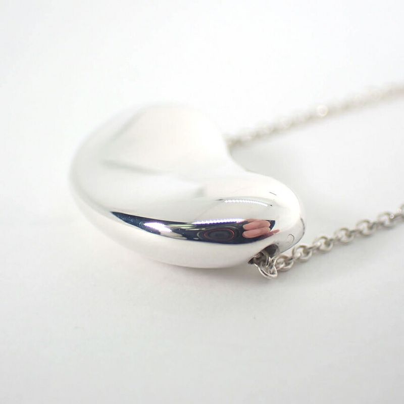 Tiffany & Co 925 Bean Pendant Necklace J118-9