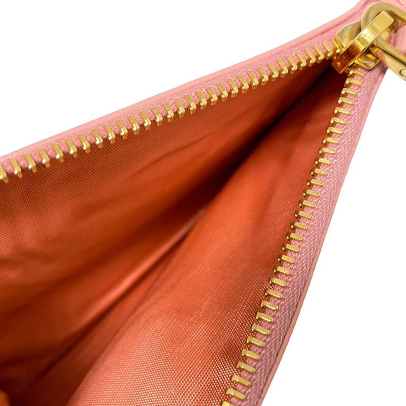 Prada Coin Case - 1mc026 Pink Leather