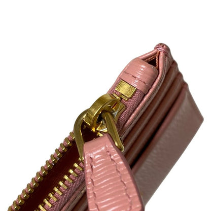 Prada Coin Case - 1mc026 Pink Leather