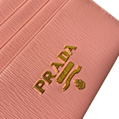 Prada Coin Case - 1mc026 Pink Leather