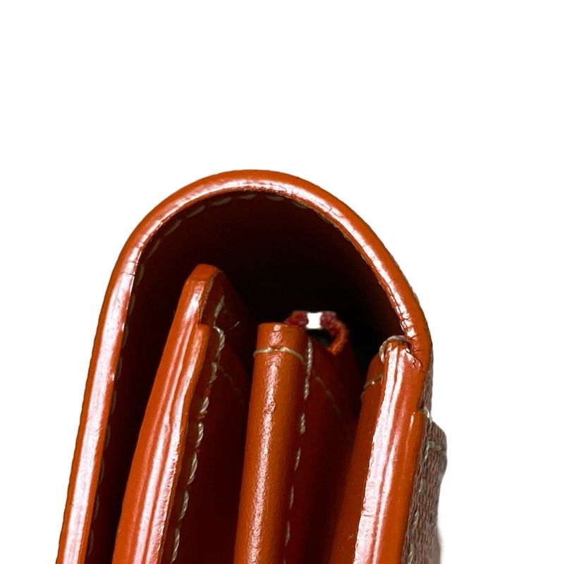 Goyard Long Wallet Richelieu Orange Leather