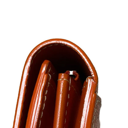 Goyard Long Wallet Richelieu Orange Leather