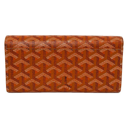 Goyard Long Wallet Richelieu Orange Leather
