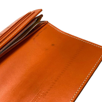 Goyard Long Wallet Richelieu Orange Leather