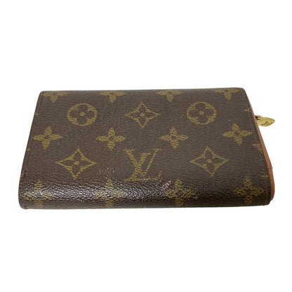 Louis Vuitton Bifold Wallet Monogram Porte Monet Vieux Trésor M61730 - Leather