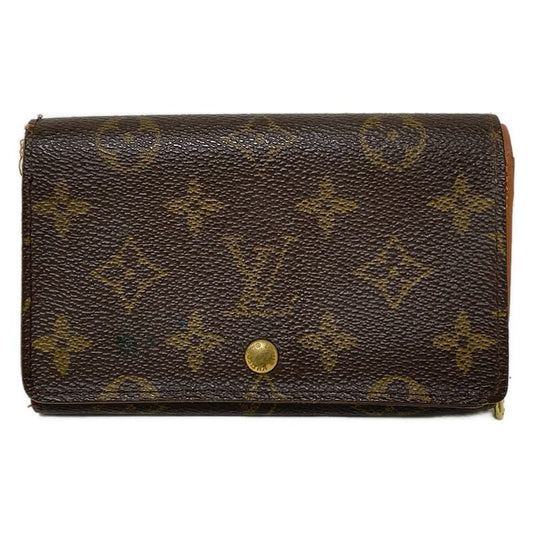 Louis Vuitton Bifold Wallet Monogram Porte Monet Vieux Trésor M61730 - Leather