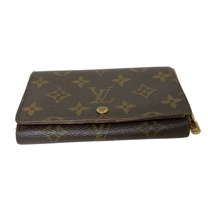 Louis Vuitton Bifold Wallet Monogram Porte Monet Vieux Trésor M61730 - Leather