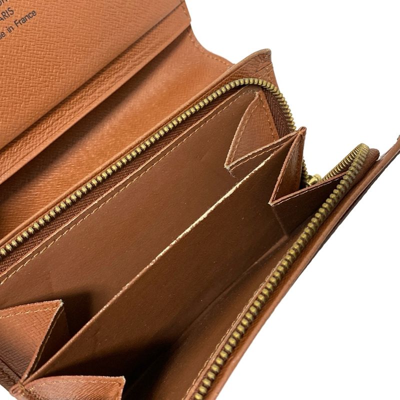 Louis Vuitton Bifold Wallet Monogram Porte Monet Vieux Trésor M61730 - Leather