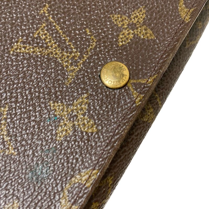 Louis Vuitton Bifold Wallet Monogram Porte Monet Vieux Trésor M61730 - Leather