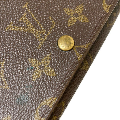 Louis Vuitton Bifold Wallet Monogram Porte Monet Vieux Trésor M61730 - Leather