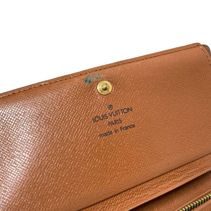 Louis Vuitton Bifold Wallet Monogram Porte Monet Vieux Trésor M61730 - Leather