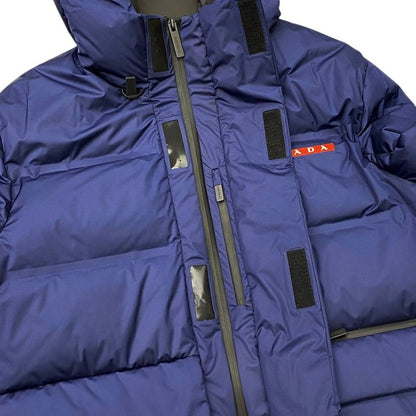 Prada Down Jacket Extreme-tex Light Sgb589 S202 1XYV S Size Recycled Polyester