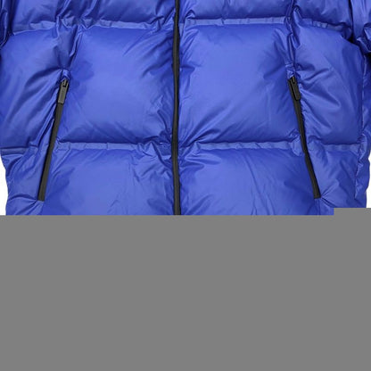 Prada Down Jacket Logo Cut Replacement Sgx257 S202 1T2Y S Size Polyamide Blue -