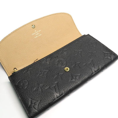 Louis Vuitton Monogram Empreinte Portefeuille - Emily - Noir Black