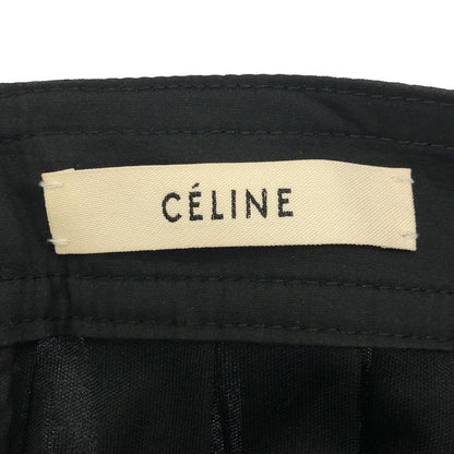 Celine by Phoebe Philo Pleated Wide Pants 2 O95 7362 Black 34