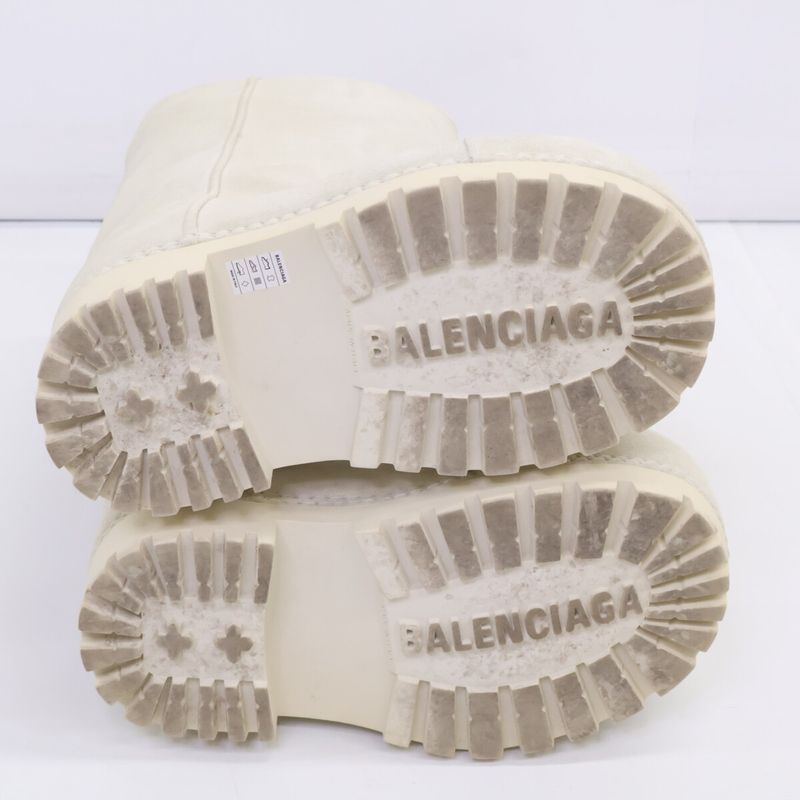 Balenciaga []802177 Alaska Fur Boots 36