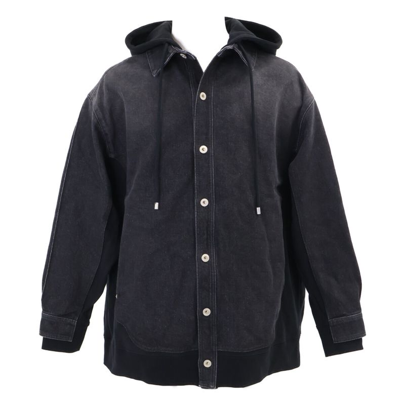 Loewe Unused H526y50w16 Hooded Denim Jacket 44
