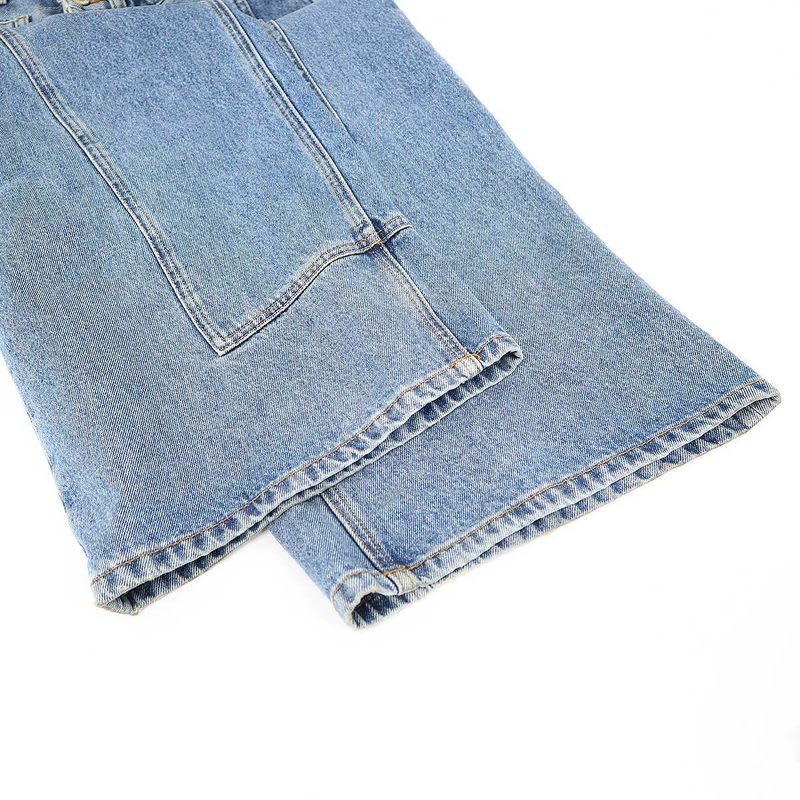 Loewe 23 SS Trompe Loeil Jeans Denim Pants S359 Y11 X77 Indigo 34