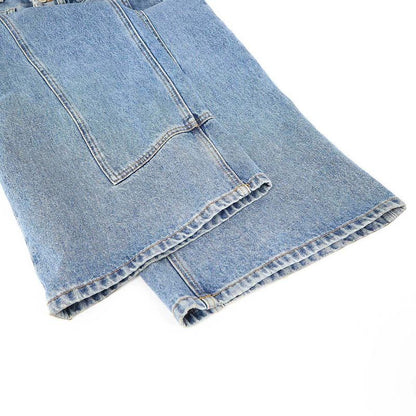 Loewe 23 SS Trompe Loeil Jeans Denim Pants S359 Y11 X77 Indigo 34