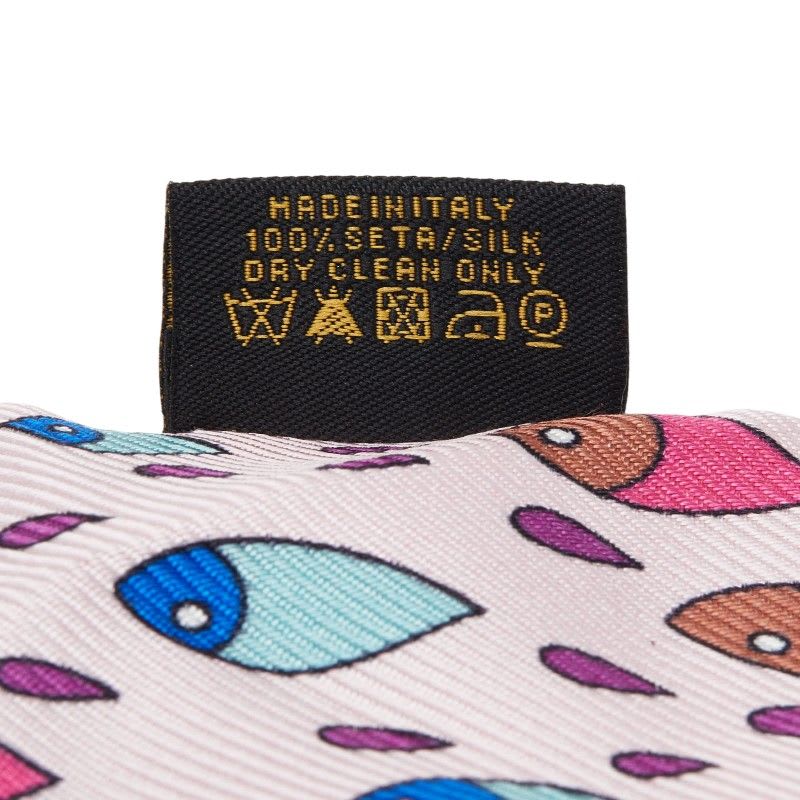 Bvlgari Serpenti Logo Pink Multicolor Silk Ladies