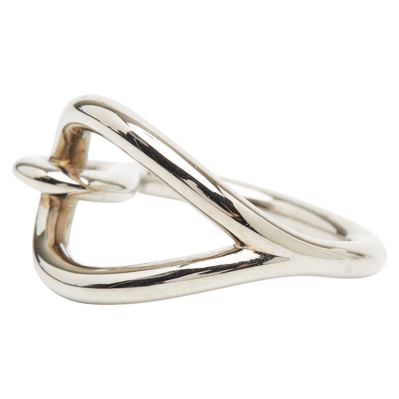 Hermes Jumbo Silver Metal Ladies