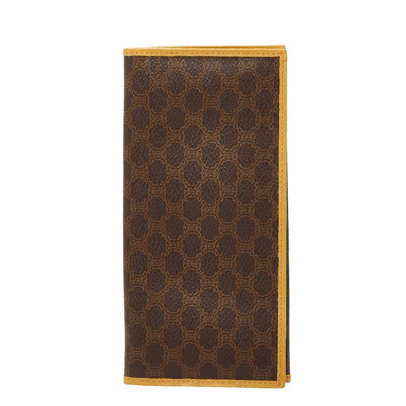 Celine Macadam Brown PVC Leather Women's Celine