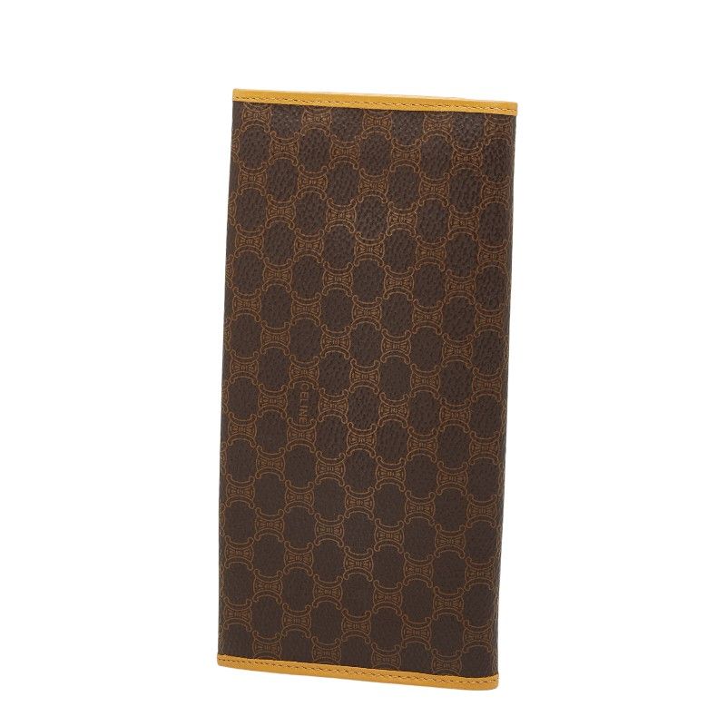 Celine Macadam Brown PVC Leather Women's Celine