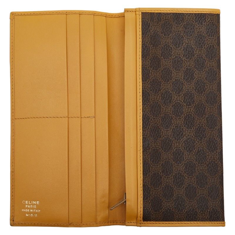 Celine Macadam Brown PVC Leather Women's Celine