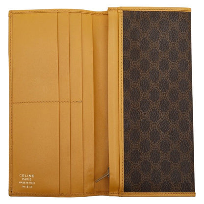 Celine Macadam Brown PVC Leather Women's Celine