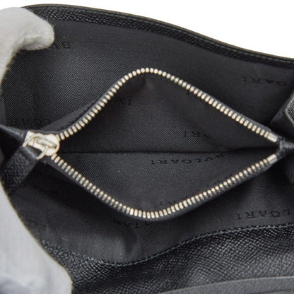 Bvlgari Logo Black Leather Men's Bvlgari