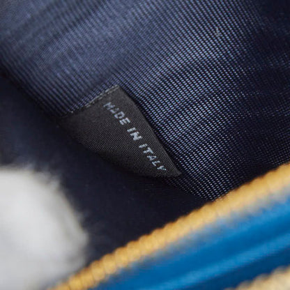 Prada Logo 1m1348 Blue Saffiano Leather Women's Prada