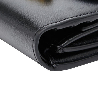 Celine Triomphe Black Leather Women's Celine