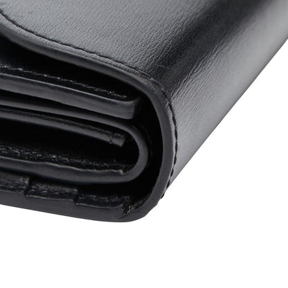 Celine Triomphe Black Leather Women's Celine