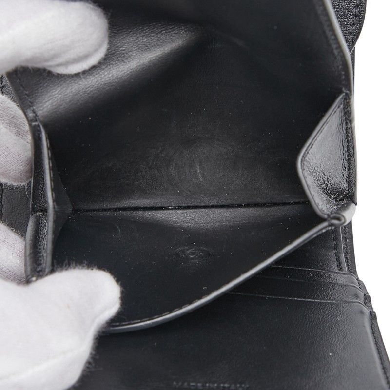 Celine Triomphe Black Leather Women's Celine