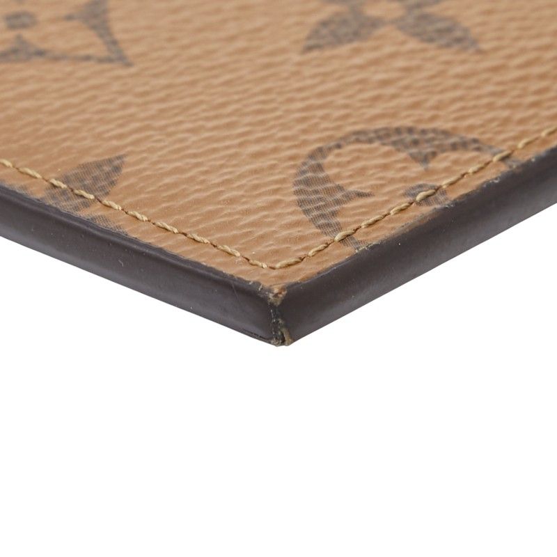 Louis Vuitton Monogram Reverse Slim Purse M80390 Macaron Black PVC Leather