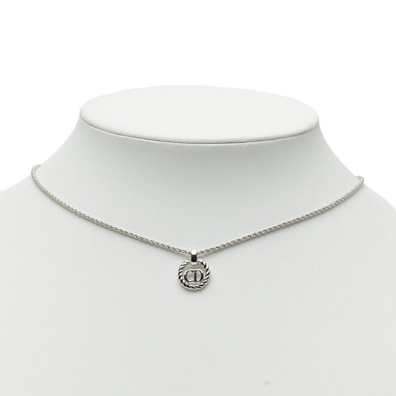 Dior CD Logo Silver Metal Ladies Dior