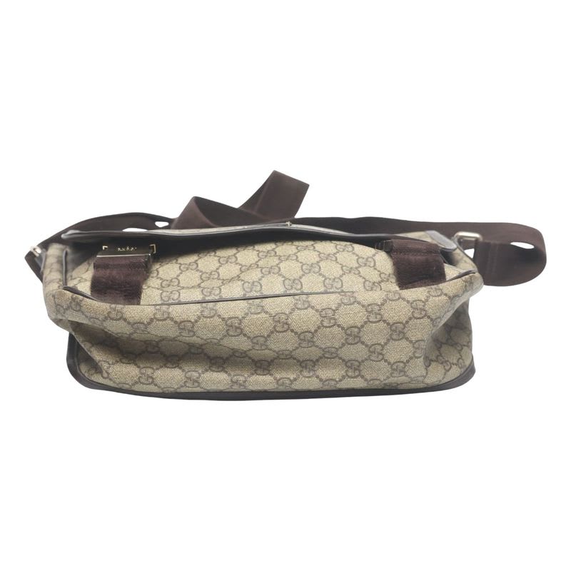 Gucci GG Plus Shoulder Bag Supreme Brown