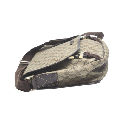 Gucci GG Plus Shoulder Bag Supreme Brown