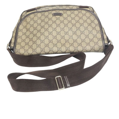 Gucci GG Plus Shoulder Bag Supreme Brown