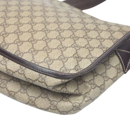 Gucci GG Plus Shoulder Bag Supreme Brown