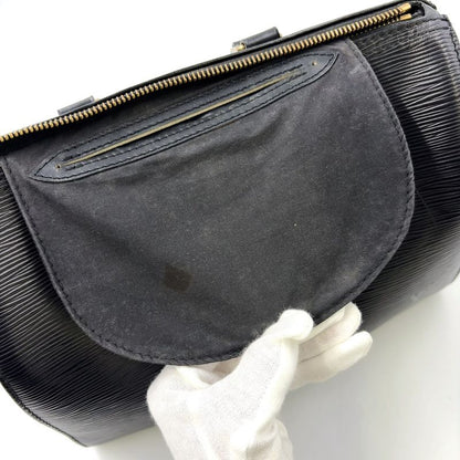 Louis Vuitton Speedy 25 Epi Noir Black Leather Black Handbag Gold M43012