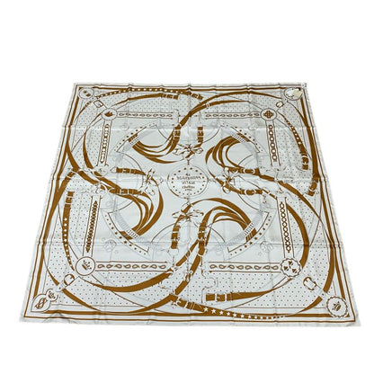 Unused with Tag Hermes Women's Carre Geant Double Face Morning Walk