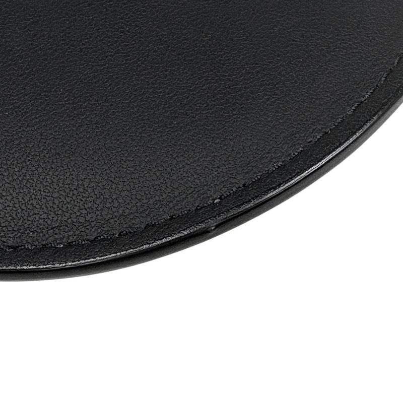 Christian Dior Saddle Bag Logo Waist Bag Body Bag Leather Black Ladies