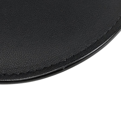 Christian Dior Saddle Bag Logo Waist Bag Body Bag Leather Black Ladies