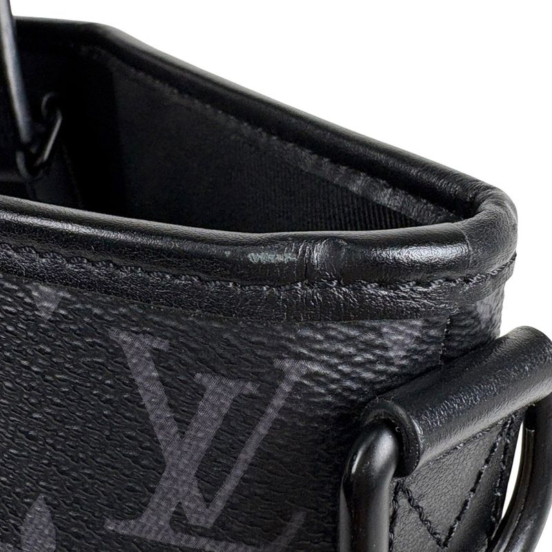 Louis Vuitton Saumur Tote 2WAY Shoulder Bag Handbag Tote Bag Monogram Eclipse