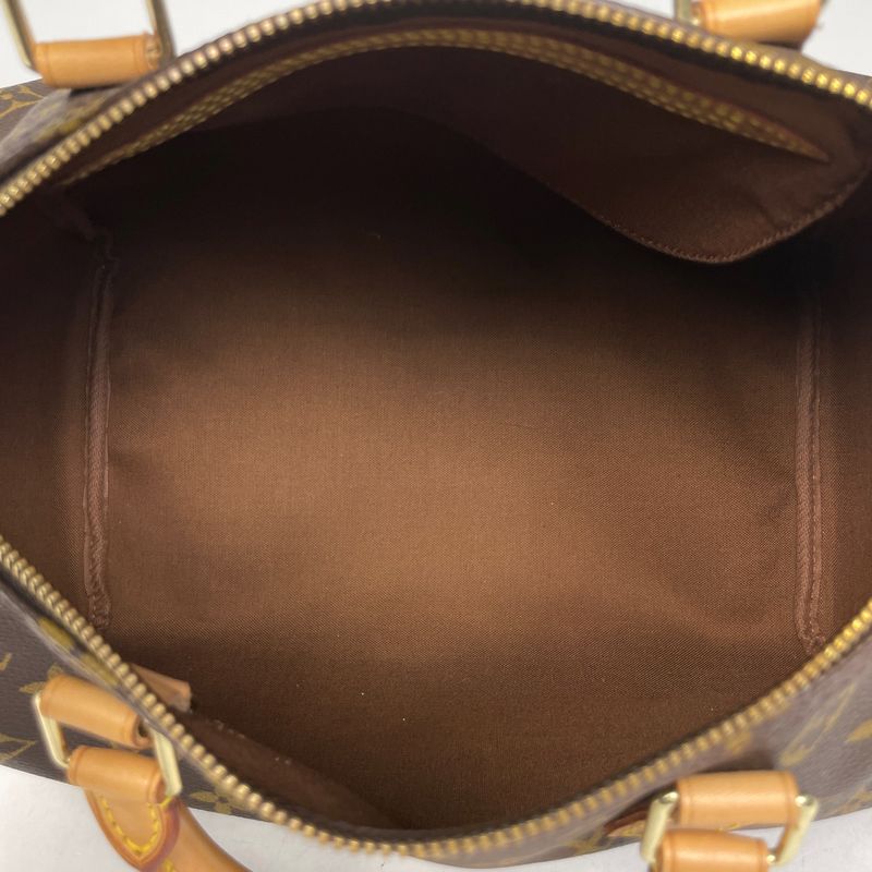 Louis Vuitton Speedy 30 Boston Bag Commuter Handbag Monogram Brown M41526 Women