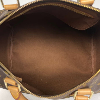 Louis Vuitton Speedy 30 Boston Bag Commuter Handbag Monogram Brown M41526 Women
